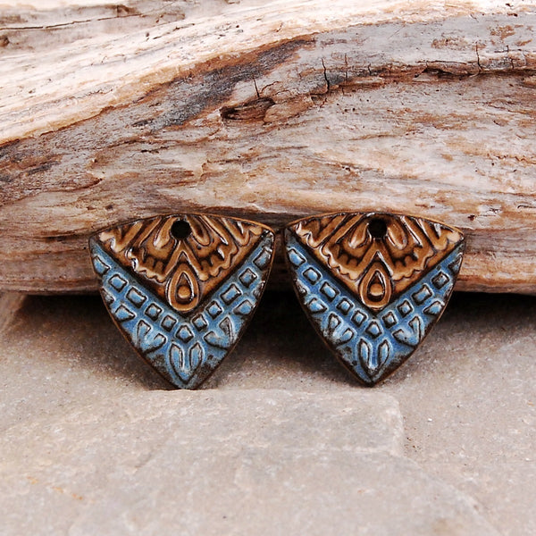 Tribal Shields In Blue