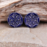 Christmas Blue Snowflakes