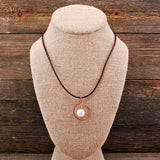 Copper and Freshwater Pearl Necklace