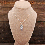 Silver Seahorse Necklace